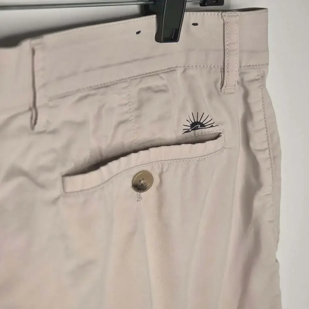 Faherty Reserve Mens Size 32 Chino Casual Beige Shorts